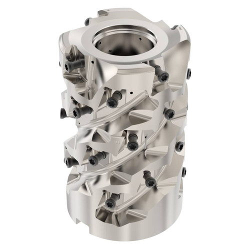Seco Tools 10226053 | R220.94-02.50-3.18-LO12-4SA 63.50mm Diameter x 81.00mm Maximum Cutting Depth x 100.00mm Functional Length x 90 Degree Cutting Edge Angle 4 Flute Indexable Square-Shoulder End Mill