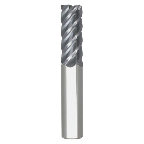 Seco Tools 17006990 | S545R.250D2R045.0Z5 0.250" Diameter x 0.250" Shank x 0.045" Corner Radius x 2.000" OAL 5 Flute AlTiN Coated Carbide Corner Radius End Mill