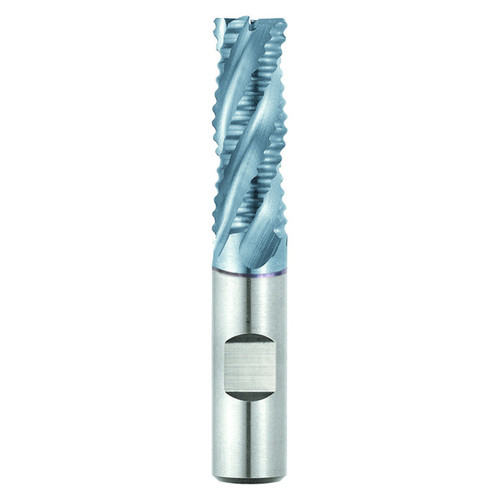 Seco Tools 17014086 | REM710.500D1C025.3Z4 12.70mm Diameter x 12.70mm Shank x 76.20mm OAL x 30 Degree Helix Angle 4 Flute Uncoated HSCO Roughing End Mill