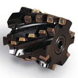 Seco Tools 75000113 | R220.59-00100077-12.8S 100.00mm Diameter x 77.00mm Maximum Cutting Depth x 100.00mm Functional Length x 90 Degree Cutting Edge Angle 8 Flute Indexable Square Shoulder Mill