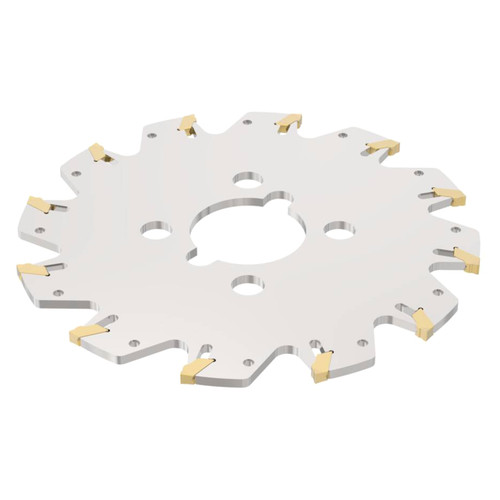Seco Tools 75012759 | 335.10-160-04.40-12 160.00mm Diameter x 4.10mm Maximum Cutting Depth x 90 Degree Cutting Edge Angle Indexable Slotting Cutter