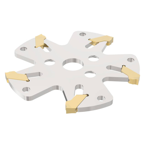Seco Tools 75027317 | B-R335.10-063.10-03 63.00mm Diameter x 3.10mm Maximum Cutting Depth x 90 Degree Cutting Edge Angle Indexable Slotting Cutter
