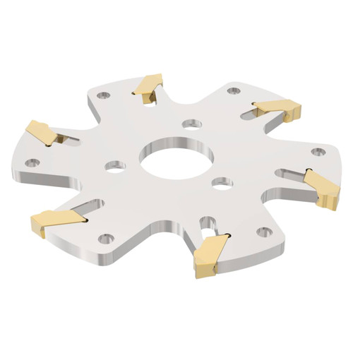 Seco Tools 75027321 | B-R335.10-080.18-04 80.00mm Diameter x 4.10mm Maximum Cutting Depth x 90 Degree Cutting Edge Angle Indexable Slotting Cutter