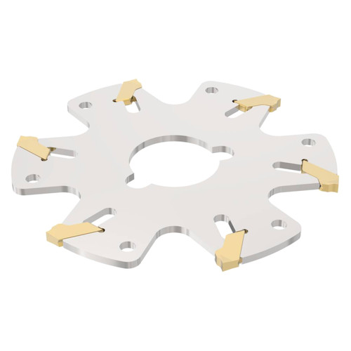 Seco Tools 75034458 | 335.10-080-02.22-6 80.00mm Diameter x 2.50mm Maximum Cutting Depth x 90 Degree Cutting Edge Angle Indexable Slotting Cutter