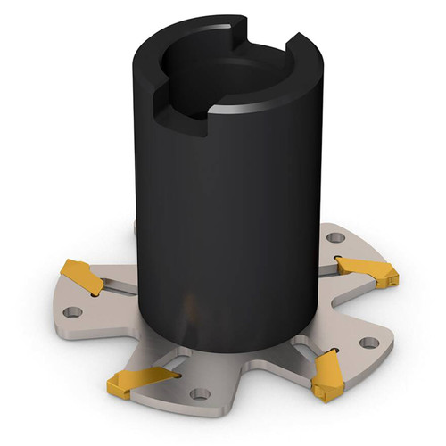 Seco Tools 75034465 | R335.10-080-02.22-6 80.00mm Diameter x 2.50mm Maximum Cutting Depth x 90 Degree Cutting Edge Angle Indexable Slotting Cutter