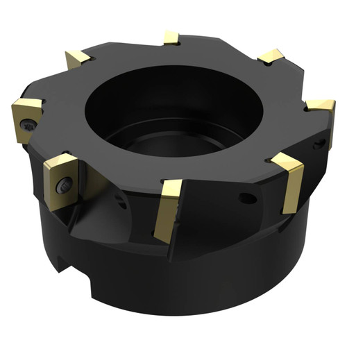 Seco Tools 75072191 | R220.69-02.50-16 63.50mm Diameter x 15.00mm Depth of Cut x 40.00mm Functional Length -10 Degree Rake Radial Angle Indexable Square-Shoulder Face Mill