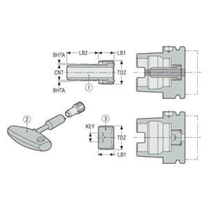 Seco Tools 00010101 | 02E9304 M18x1 Thread Diameter Size Plug for Indexable Tool