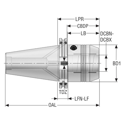 Seco Tools 10137131 | DIN50ADB-HCR20-064 Hydraulic Chuck