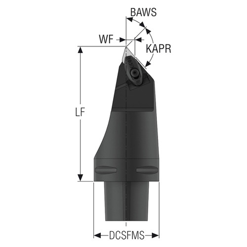 Seco Tools 10189803 | C6-DDMNR-00130-1504JETI Modular Turning Head