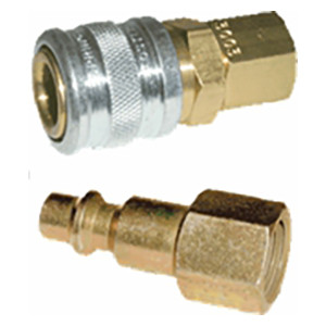 Carr Lane CL-14-PCQDP-PACKOF5 | 1/4" NPT Female Air Quick Disconnect