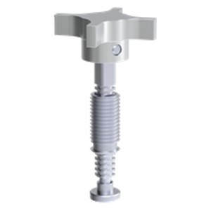 Carr Lane CL-16-BLKD-ZC | 3/4-10" Thread x 0.500" Diameter Bar-Lok Quick-Acting Screw Clamp