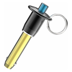 Carr Lane CL-6-BLPB-4.50 | 3/8" Diameter x 4.500" Grip Length Ball Lock Pins (Button Handle)