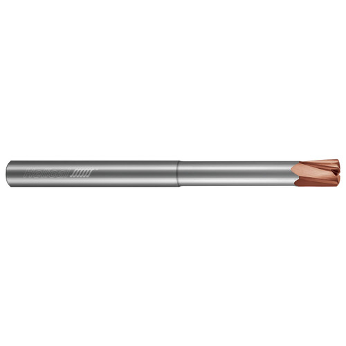 Helical Solutions 89893 | 0.312" Diameter x 0.312" Shank x 3.000" OAL x 0.313" LOC 5 Flute TPLUS Coated Feed End Mill
