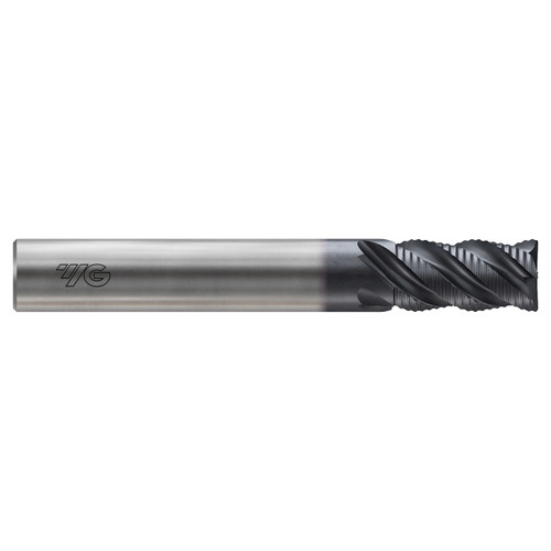 YG1 G9D76200 | 37/47" Diameter x 37/47" Shank x 1-23/40" LOC x 4-5/53" OAL x 3/76" Radius Y- Coated Carbide Roughing End Mill