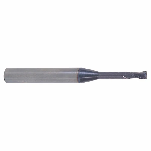 YG1 93557 | 5/64" Diameter x 1/8" Shank x 1/8" LOC x 2" OAL x 30 Degree Helix Angle 2 Flute AlTiN Coated Carbide Corner Radius End Mill