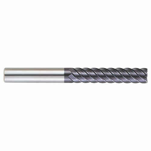 YG1 99589 | 3/4" Diameter x 3/4" Shank x 3-1/4" LOC x 6" OAL x 45 Degree Helix Angle 8 Flute AlTiN Coated Carbide Square End Mill