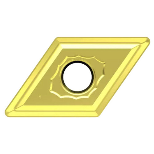 YG1 22002416 | 0.500" Inscribed Circle x 0.250" Thickness x 0.046" Radius x 0.500" Edge Length 4 Edge Count TiCN-Al2O3 Coated Carbide Turning Negative Insert