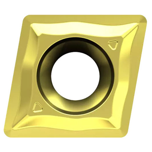 YG1 22002352 | 0.250" Inscribed Circle x 0.062" Thickness x 0.031" Radius x 0.244" Edge Length x 7 Degree Wiper Edge Clearence Angle 2 Edge Count TiAlN Coated Carbide Turning Positive Insert