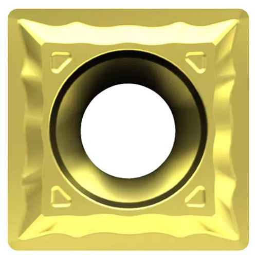 YG1 22002822 | 0.500" Inscribed Circle x 0.187" Thickness x 0.015" Radius 4 Edge Count TiCN-Al2O3 Coated Carbide Turning Positive Insert