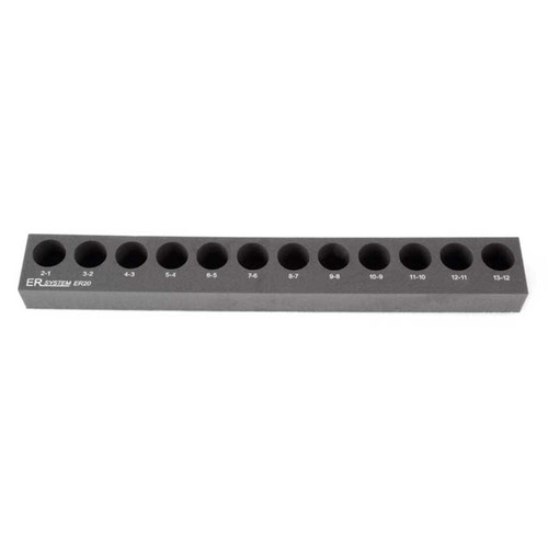 Rego-Fix 0712.21600 | 16 Disk 1.000" Length x 6.000" Width Disk Collet Set Tray
