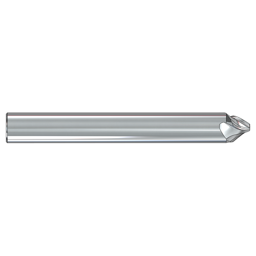 AB Tools CEM180-70A | 0.180" Diameter x 70 Degree AlTiN Coated Chamfer End Mill