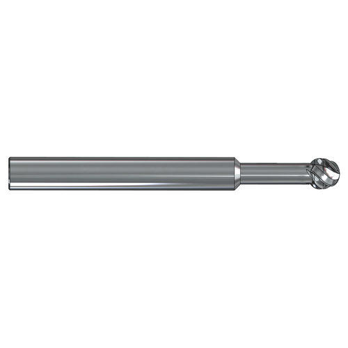 AB Tools BE340-280 | 0.340" Diameter x 0.300" LOC x 280 Degree Lollipop Undercutting End Mill