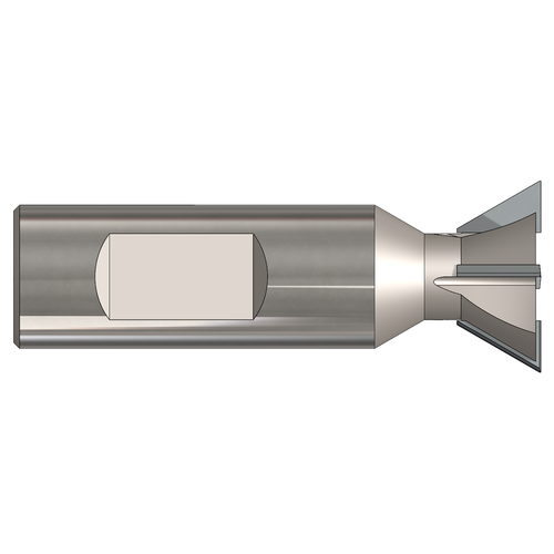 AB Tools D90-1.75A | 1.750" Diameter x 90 Degree AlTiN Coated Carbide Dovetail Cutter