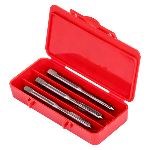Dormer E559UNC10X24NO8 | 16.00mm Thread Diameter x 4.83mm Thread Length Bright Coated HSS Straight Flute Hand Tap Set