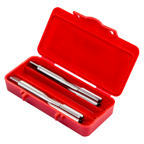 Dormer E559UNF5/16NO9 | 5/16" Thread Diameter Size x 22.00mm Thread Length x 72.00mm OAL Bright Coated HSS Straight Flute Hand Tap Set