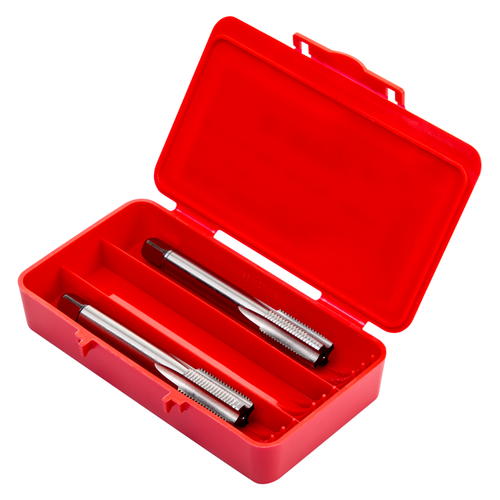 Dormer E559UNF1/2NO9 | 1/2" Thread Diameter Size x 29.00mm Thread Length x 89.00mm OAL Bright Coated HSS Straight Flute Hand Tap Set