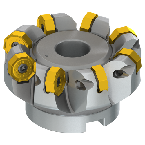 Pramet 80A08R-S45ON06-C | 80.00mm Diameter x 50.00mm Functional Length x 43 Degree Cutting Edge Angle 8 Cutting Edge Indexable Face Mill