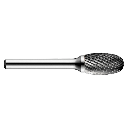 Precision Twist Drill 7466294 | 3/8" Diameter x 5/8" Usable Length x 2-3/8" OAL Bright Coated HM Oval Burr