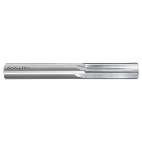 Colton Cutting Tools 73718 | 0.3925" Diameter x 0.3925" Shank x 1-1/4" LOC x 3-1/2" OAL 6 Flute Right Hand Straight Flute Reamer
