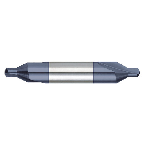 Titan USA CS37005 | 0.188" Diameter x 0.438" Shank x 2.750" OAL 2 Flute AlTiN Coated Cobalt Double End Combination Drill & Countersink