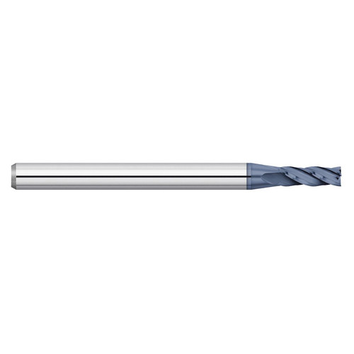 Titan USA TC54009 | 0.010" Diameter x 1/8" Shank x 0.008" LOC x 1.500" OAL 4 Flute Uncoated Carbide Square End Mill