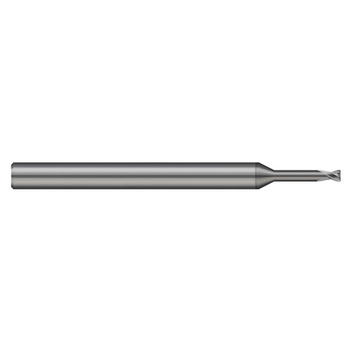 Harvey Tool 684566 | 6.00mm Diameter x 6.00mm Shank x 6.00mm LOC x 90.00mm OAL 2 Flute C11 Coated Corner Radius End Mill
