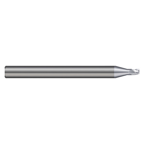 Harvey Tool 699932-C8 | 1/2" Diameter x 1/2" Shank x 1/2" LOC x 3" OAL 3 Flute C8 Coated Corner Radius End Mill