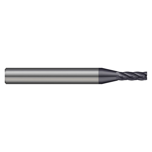 Harvey Tool 739509-C3 | 9/64" Diameter x 3/16" Shank x 0.220" LOC x 2.000" OAL 5 Flute C3 Coated Miniature Square End Mill