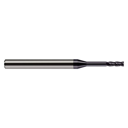 Harvey Tool 802505 | 0.118" Diameter x 1/8" Shank x 0.354" LOC x 2.000" OAL 4 Flute Uncoated Miniature Square End Mill