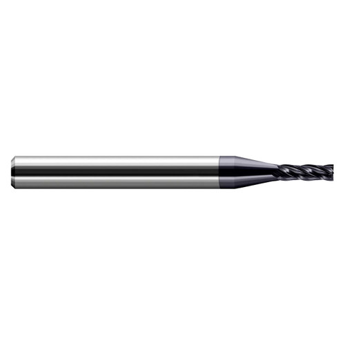 Harvey Tool 836412-C4 | 3/16" Diameter x 3/16" Shank x 5/8" LOC x 2" OAL 3 Flute C4 Coated Miniature Square End Mill