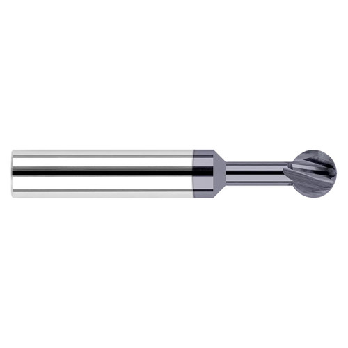 Harvey Tool 911910-C3 | 5/32" Diameter x 3/16" Shank x 0.145" LOC x 2.000" OAL 4 Flute C3 Coated Undercutting End Mill