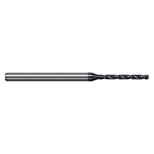 Harvey Tool CZS0700-C6 | 1.78mm Diameter x 3.00mm Shank x 50.00mm OAL 2 Flute C6 Coated Micro Drill Bit