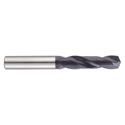YG1 DB310021L | 7/19" Diameter x 37/94" Shank x 1-17/20" Flute Length x 3-1/2" OAL 2 Flute TiAlN Coated Carbide Dream Drill