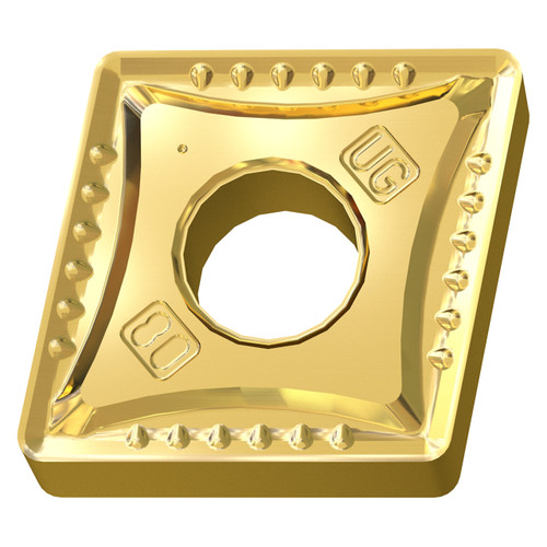 YG1 22002263 | 1/2" Inscribed Circle Diameter x 3/16" Thickness x 42/89" Edge Length x 3/64" Radius 4 Cutting Edge TiCN-Al2O3 Coated Carbide Turning Negative Insert