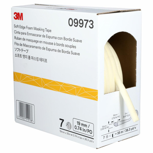 3M 7000034663 | 54.68 yd OAL x 0.510" Overall Width White Color Masking Tape