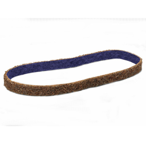 3M 7100343260 | Cubitron 103.000" Overall Length Precision Shaped Ceramic Cloth Belt - Maroon
