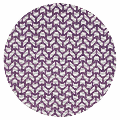 3M 7100287536 | 8.000" Diameter x 320+ Grit 60000 RPM Precision Shaped Ceramic Net Disc - Purple