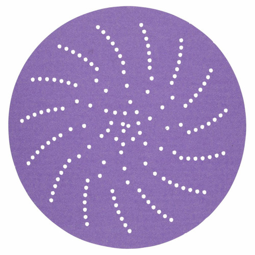 3M 7100334764 | 5.000" Diameter x 800+ Grit 120000 RPM Precision Shaped Ceramic Paper Disc - Purple