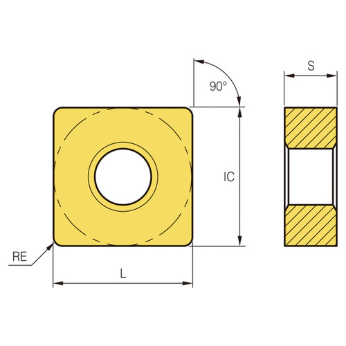 Korloy 1-03-009398 | H01 Grade Turning Insert