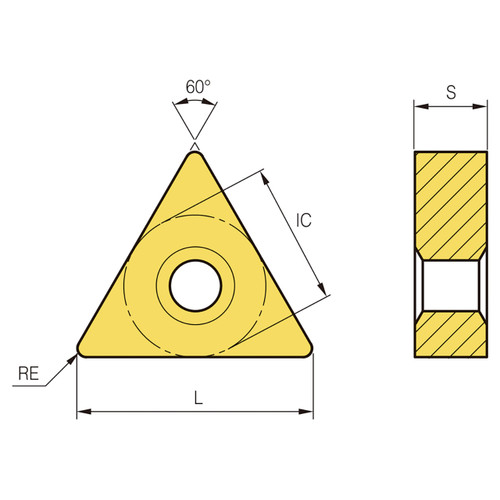 Korloy 1-02-057146 | NC3215 Grade Turning Insert